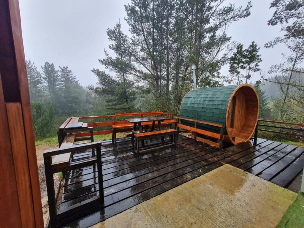 cabanas en valdivia refugio sauna spa 2